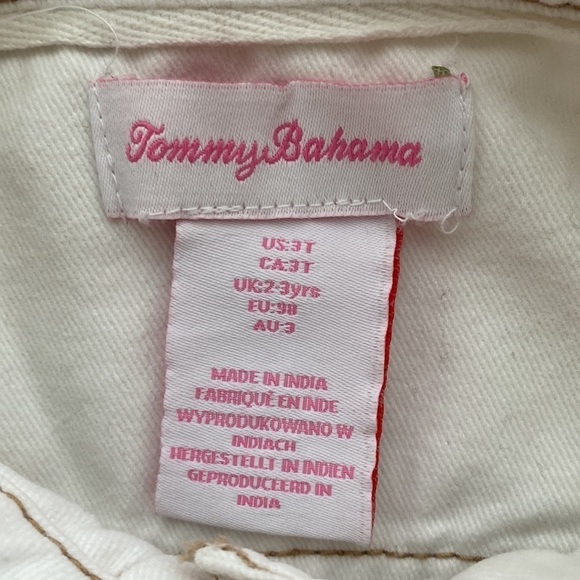 Tommy Bahama denim shirt button down anchor buttons 100% cotton size 3T - Picture 6 of 12